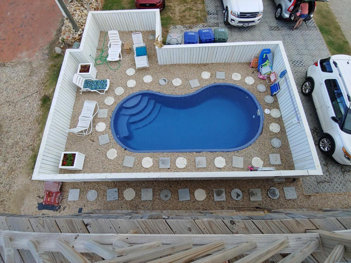 2508 Beach Rd, Semi-Oceanfront, Pool/Hot Tub Nags Head Exterior photo